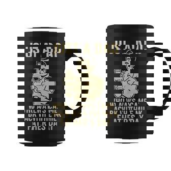 Just A Dad For Dads With Milk Bottles Humour Father's Day S Tassen - Geschenkecke