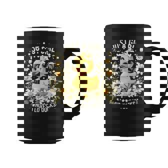 Just A Girl Who Loves Ducks Girl Cute Duck Coffee Mug - Monsterry