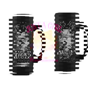 Just A Girl Who Loves Pomeranians Dog For Girls Coffee Mug - Monsterry