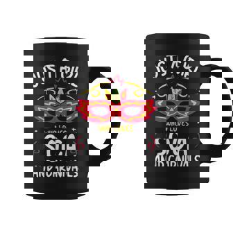 Just A Girl Who Loves SOCA And Carnival Vibes Dancing Graphic Print Coffee Mug - Monsterry
