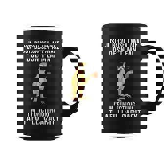 Just Because I'm Awake Doesn't Mean Sloth Lazy Graphic Print Coffee Mug - Monsterry