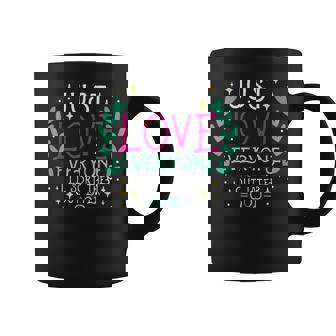 Just Love Everyone I'Ll Sort Them Out Later God Theology God Graphic Print Coffee Mug - Monsterry