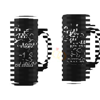 Just Married 50 Years Ago T Shirt Golden Anniversary Graphic Print Coffee Mug - Monsterry