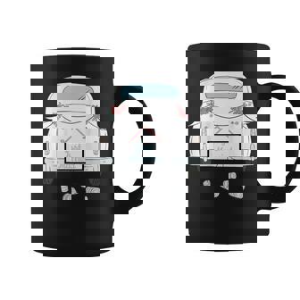 Just Married Honeymoon Car With Cans On Back Graphic Print Coffee Mug - Monsterry