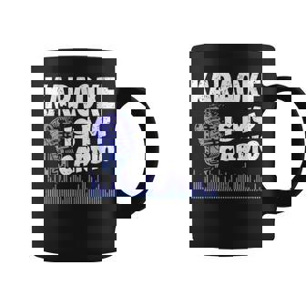 Karaoke Legend Music My Cardio Vintage Microphone Graphic Print Coffee Mug - Monsterry