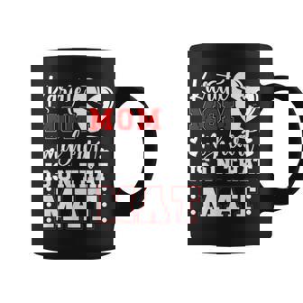 Karate Mom My Heart Is On That Mat Karate Mama Coffee Mug - Thegiftio UK