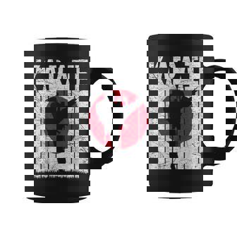 Karate Vintage Martial Arts Retro Karate Japanese Flag Coffee Mug - Thegiftio UK
