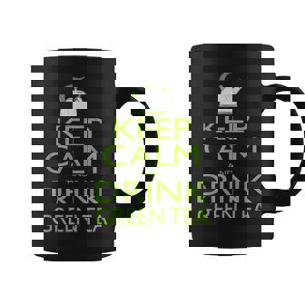 Keep Calm And Drink Tea For Herbal Tea Lovers Graphic Print Coffee Mug - Monsterry