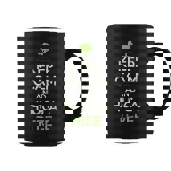 Keep Calm And Hug A Tree Shirt Earth Day Nature Lover Graphic Print Coffee Mug - Monsterry