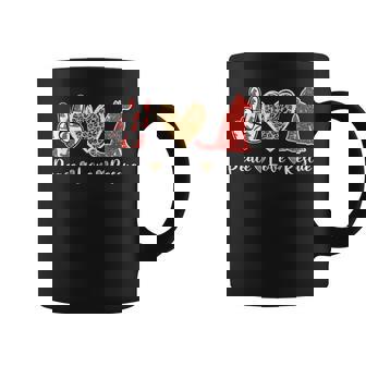 Ki Peace Love Rescue Adopt Dog Lover Costume Puppy Mom Graphic Print Coffee Mug - Monsterry