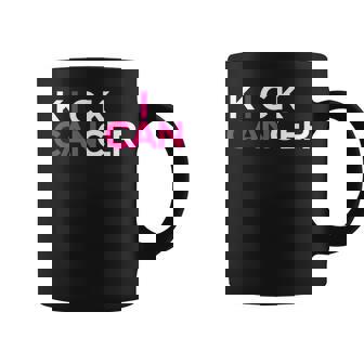 I Can Kick Cancer Beating Cancer Survivor Support Graphic Print Coffee Mug - Monsterry