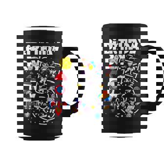 Kids 5 Year Old Astronaut Birthday Boy Outer Space 5th Birthday Graphic Print Coffee Mug - Monsterry