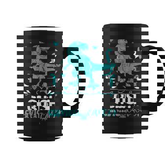 Kids Cervical Cancer Awareness Monster Truck Toddler Boy Graphic Print Coffee Mug - Monsterry