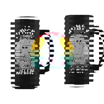 Kids I'm Happy Moo-Deng 2024 Toddler Kids Moo Deng Graphic Print Coffee Mug - Monsterry