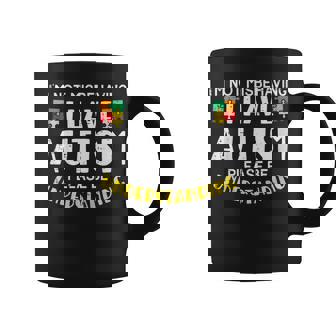 Kids Not Misbehaving I Have Autism Understanding Boys Girls Kids Graphic Print Coffee Mug - Monsterry