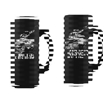 King Tiger Tank Ww2 Tanque Militar Alemán Taza de café - Regaloses