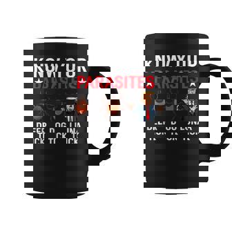 Know Your Parasites Anti-Trump Meme Trump Parody Tick Resist Coffee Mug | Mazezy