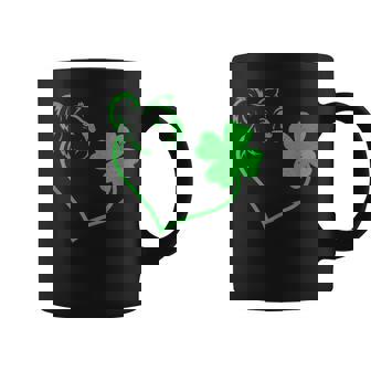 Koala Shamrock Heart Clover Leaf St Patrick's Day Graphic Print Coffee Mug - Monsterry