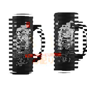 Kokoro Kubari Cherry Blossom Kitten Samurai Para Amantes Del Anime Taza de café - Regaloses