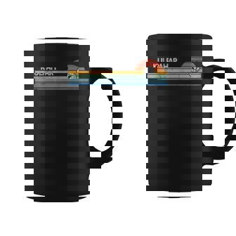 Kulpahar India Uttar Pradesh Retro Sunset Rainbow Synth Idea Tank Top Graphic Print Coffee Mug - Monsterry