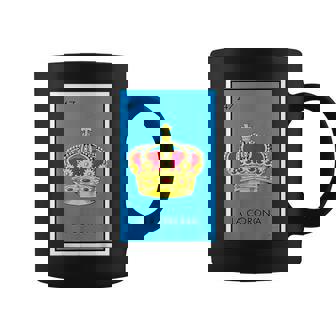 La Corona Card Mexican Lottery Card Coffee Mug - Monsterry