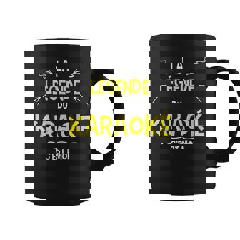 La Légende Du Karaoké Humour Chanteur Tasse - Cadeauxyz