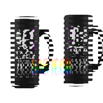 Lab Tech Gay Pride LGBT Rainbow Flag Laboratory Technician Graphic Print Coffee Mug - Monsterry