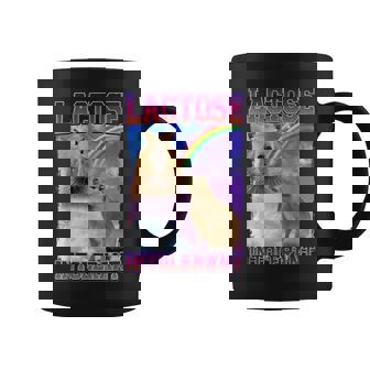 Lactose Intolerant Capybara Cultura De Internet Taza de café - Regaloses