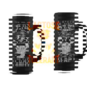 Lactose Tolerant Graphic Meme Humor Coffee Mug - Seseable