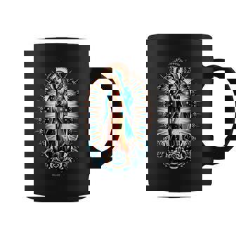 Our Lady Virgen De Guadalupe Virgin Mary Catholic Saint Art Graphic Print Coffee Mug - Monsterry