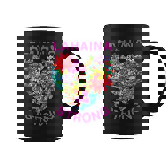 Lahaina Strong Maui Hawaii Flower Graphic Print Coffee Mug - Monsterry