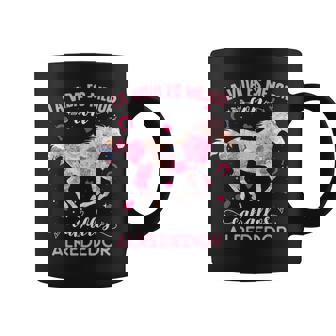 Laida Es Mejor Con Caballos Alrededor Taza de café - Regaloses