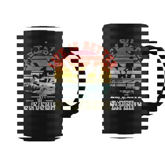 Laida Es Mejor Con La Pesca Submarina Retro Para Hombre Submarinero Taza de café - Regaloses