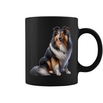 Langhaar Collie Motiv Collie Tassen - Geschenkecke