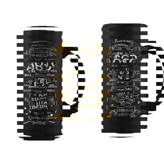 Las Leyendas Nacen Agosto 1963 Cumpleaños Hombre Taza de café - Regaloses
