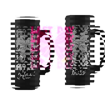 Last Day Of School Teacher Last Day Of School Coquette Bow Coffee Mug | Mazezy
