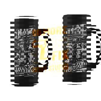 Last Name GILMORE Can Fix Anything Except Stupid Graphic Print Coffee Mug - Thegiftio UK