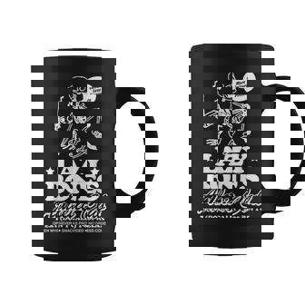 Lazy Bones Athletic Club Retro Graphic Print Coffee Mug - Monsterry