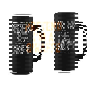 Lazy Halloween Costume Last Minute Pretend Im A Giraffe Graphic Print Coffee Mug - Monsterry