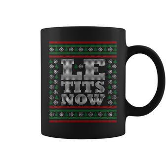 Le Tits Now Ugly Jumper Christmas Lass Es Snow Christmas Tassen - Geschenkecke