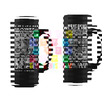 What We Learn From Black History Melanin Educated Leaders Coffee Mug | Mazezy