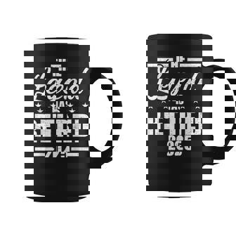 Legend Hat Retired 2025 For Coworker In Retirement Coffee Mug - Monsterry