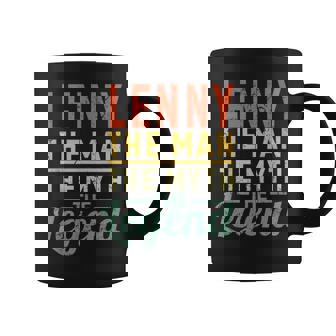 Lenny The Man The Myth The Legend Nombre Lenny Taza de café - Regaloses