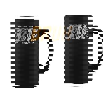 Leopard Cheetah Animal Print Bruh For Boys Girls Coffee Mug | Seseable CA