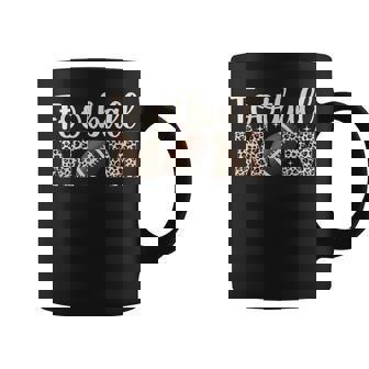 Leopard Football Mom Mama Football Player Coffee Mug | Seseable CA