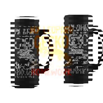 My Leopard Gecko Ate My Homework Geckos Leopard Gecko Coffee Mug - Monsterry
