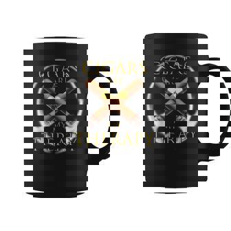 Les Cigares Amusants Sont Ma Thérapie Cadeau Du Fumeur De Ci Tasse - Cadeauxyz