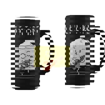 Let It Brie Musicien Amusant Avec Guitare Tasse - Cadeauxyz