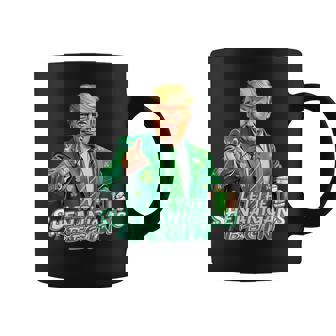 Let The Shenanigans Begin Trump St Pattys Day Coffee Mug | Mazezy