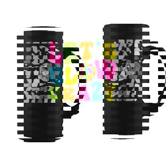 Let's Crazy Retro Birthday Party Glowing 80S 90S Group Team Coffee Mug | Mazezy